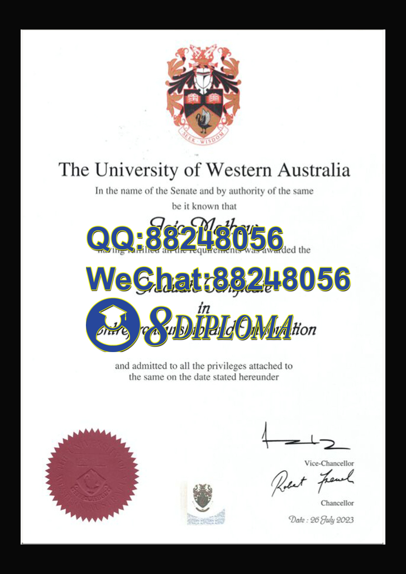 西澳大利亚大学毕业证样本