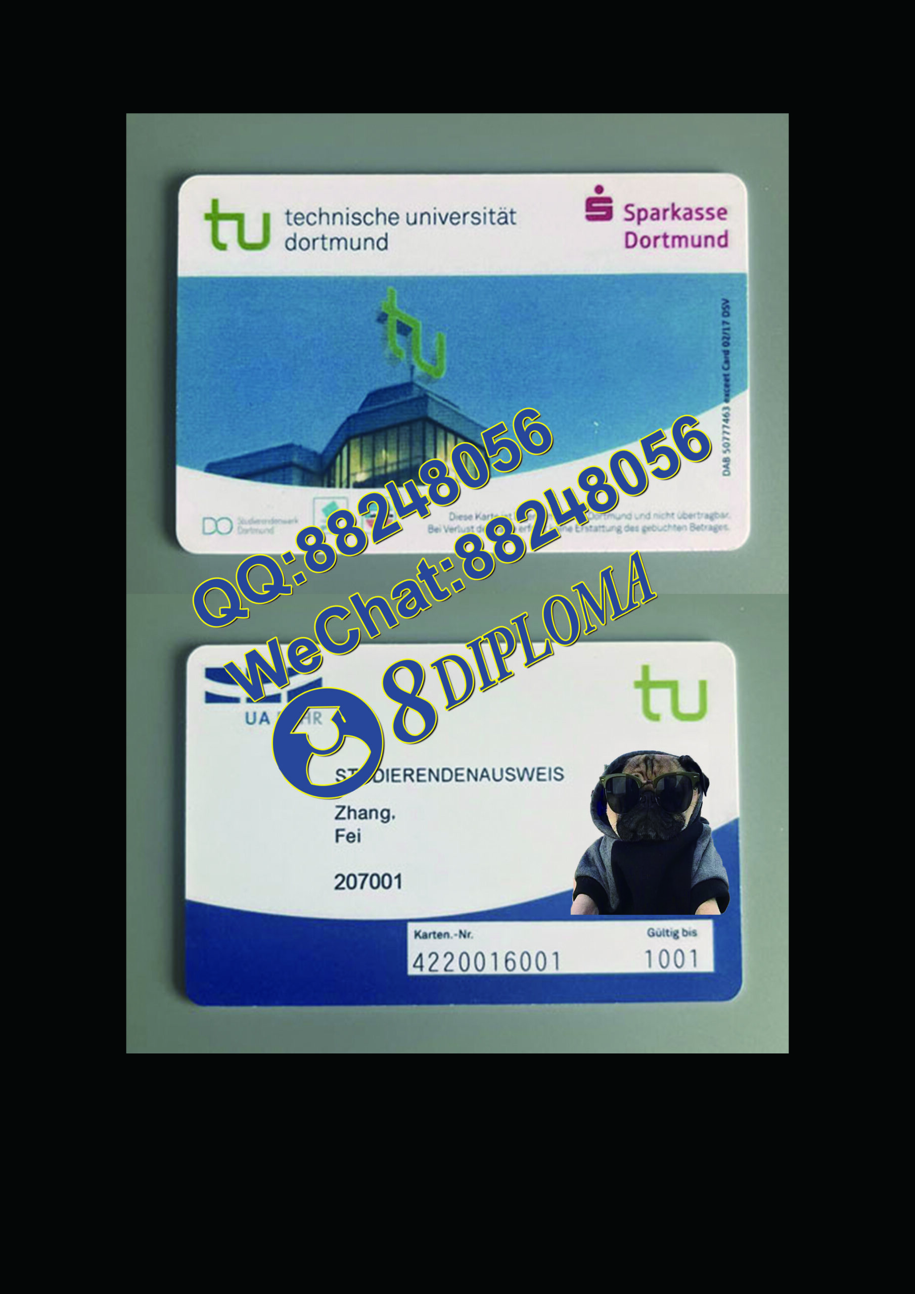 多特蒙德工业大学学生卡定制