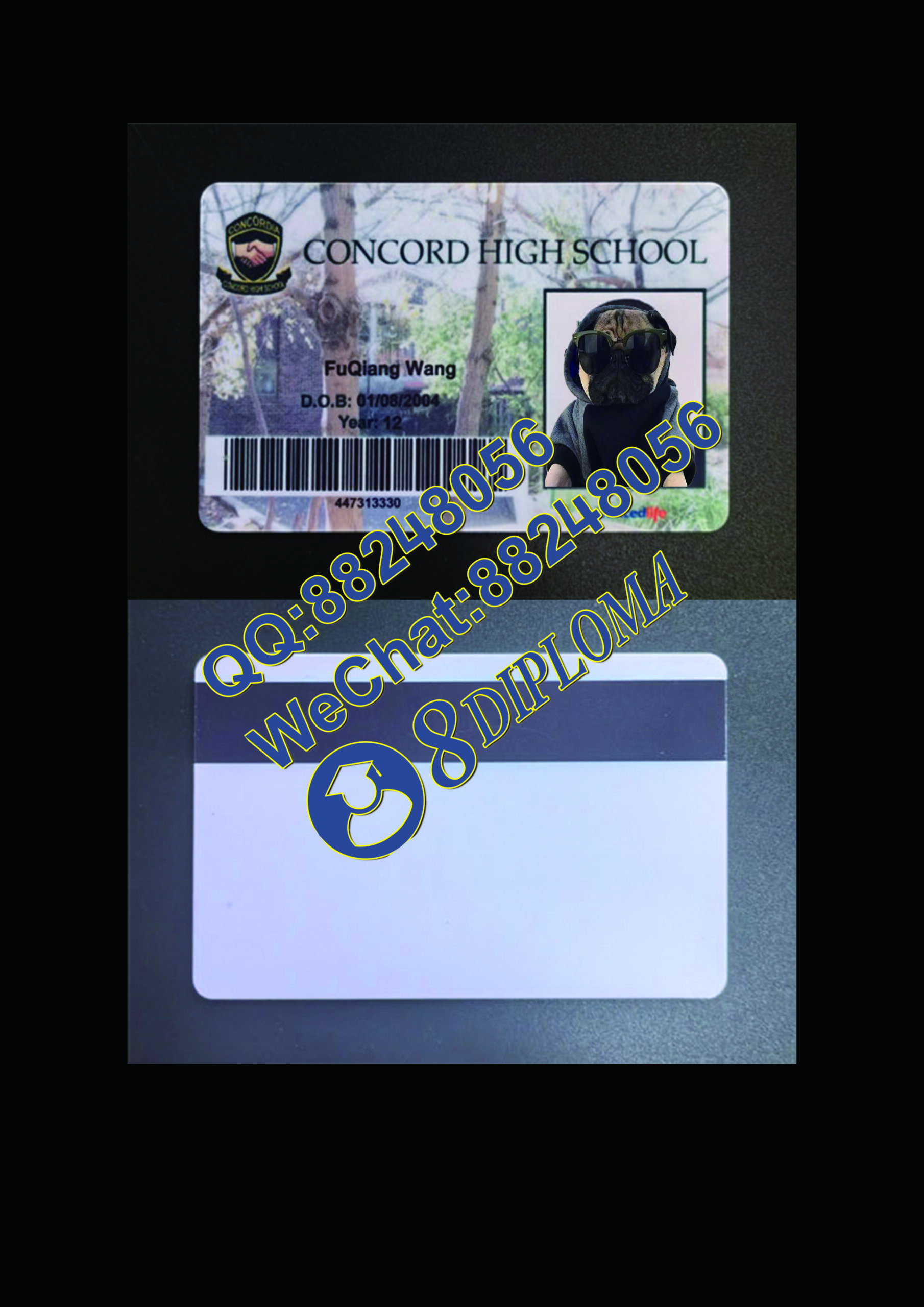 澳洲康科德高中学生卡定制