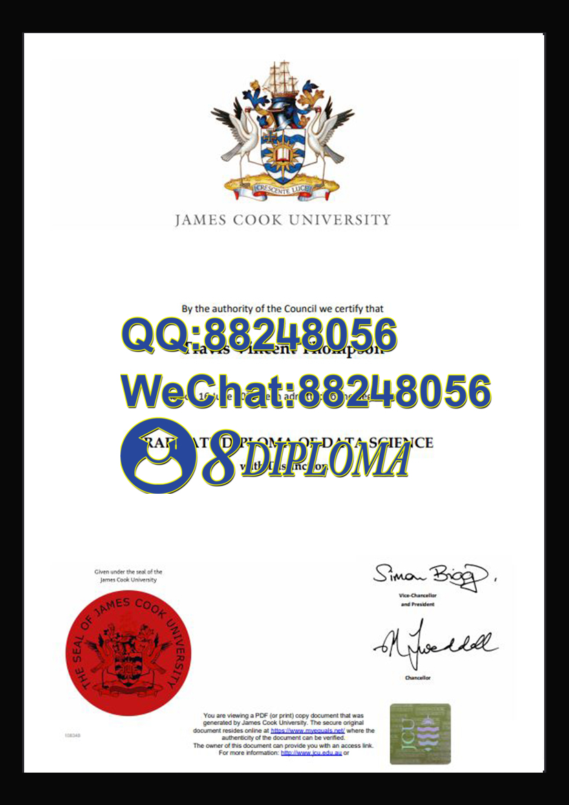 詹姆斯库克大学毕业证成绩单购买