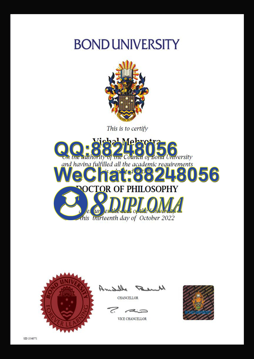 邦德大学毕业证成绩单样板