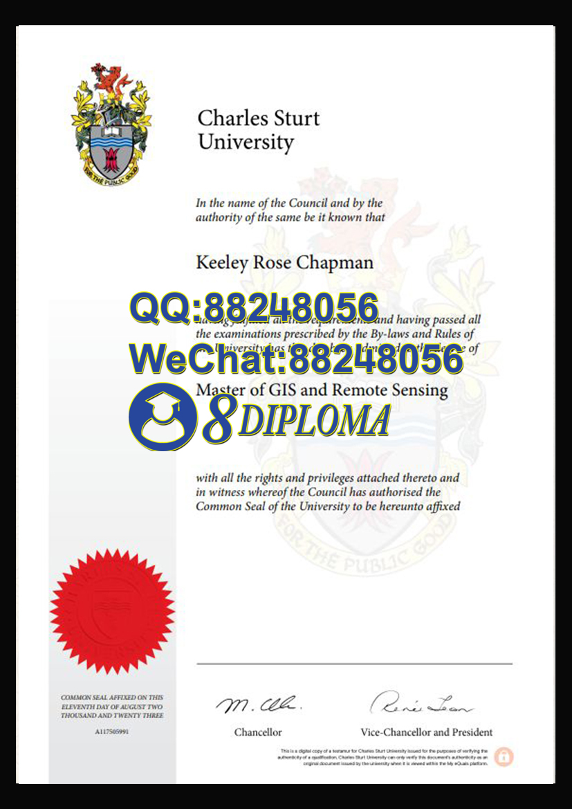 查尔斯特大学毕业证成绩单制作