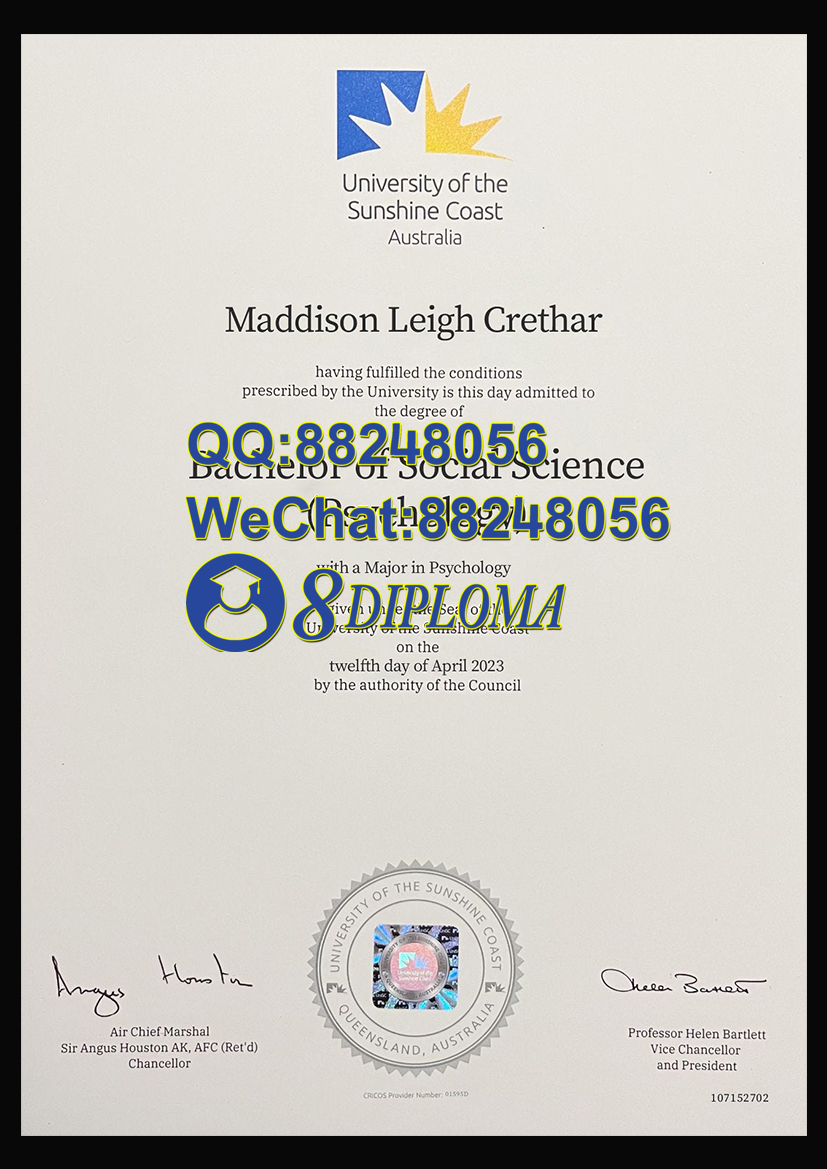 阳光海岸大学毕业证成绩单购买