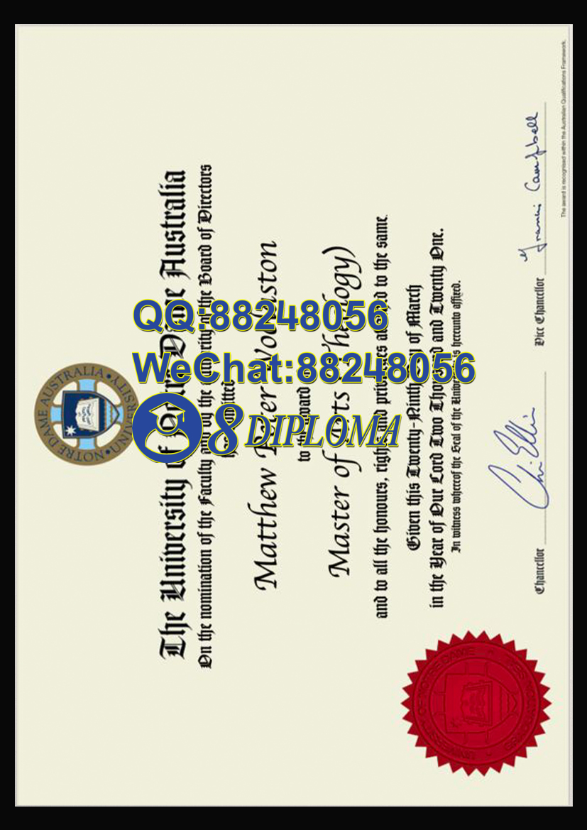 澳大利亚圣母大学毕业证成绩单制作