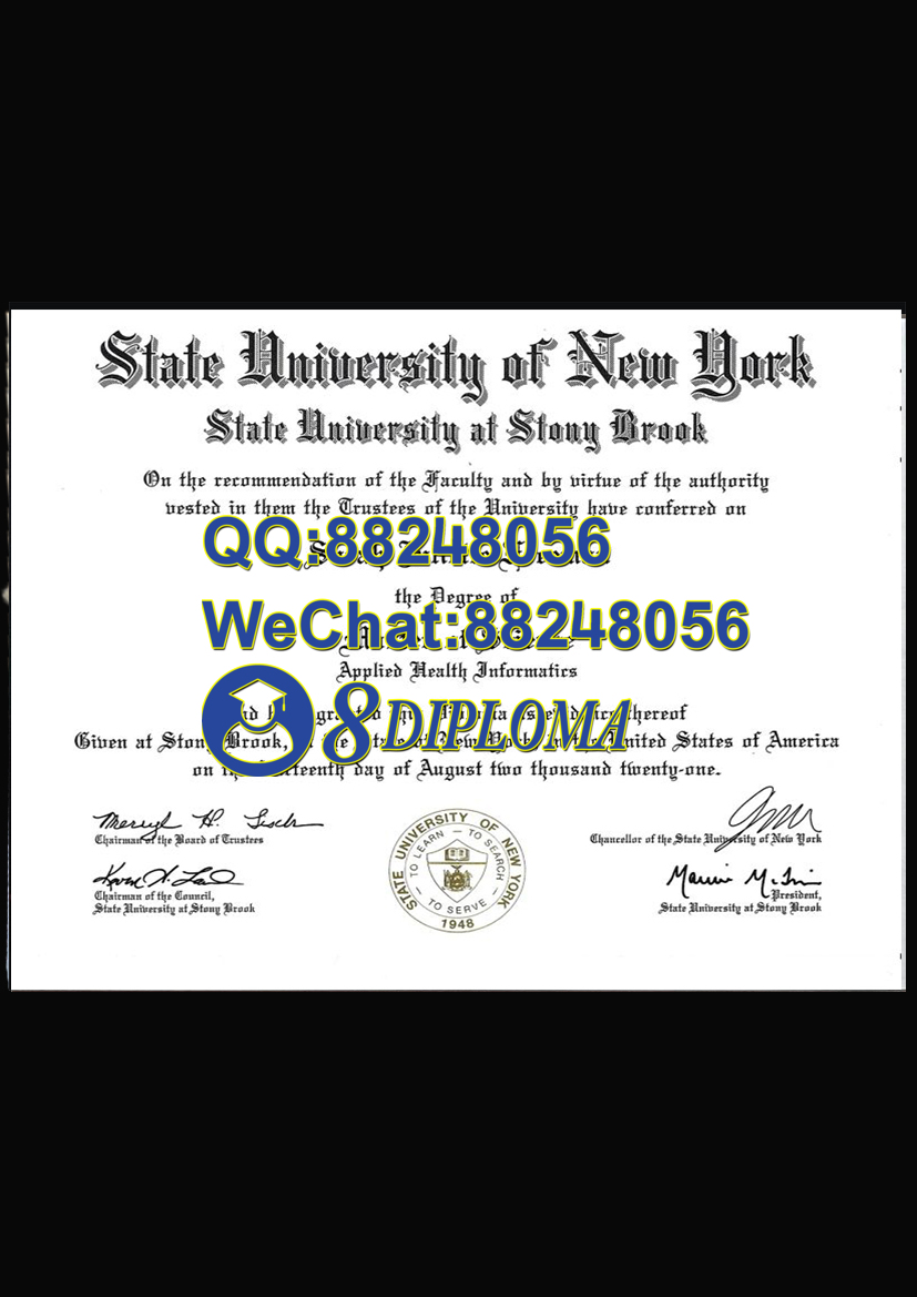 美国纽约石溪大学毕业证样板学位证成绩单学历认证留信认证学生卡offer信封