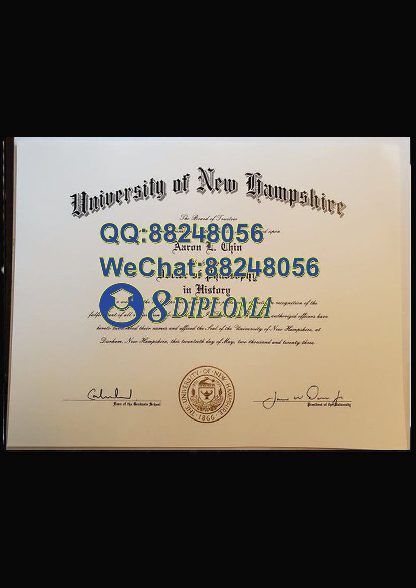 美国新罕布什尔大学毕业证样板学位证成绩单学历认证留信认证学生卡offer信封