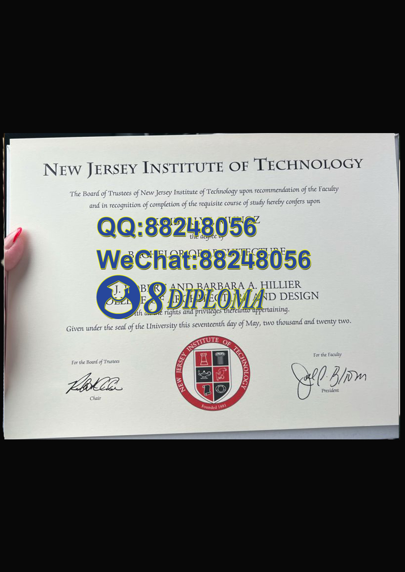 美国新泽西理工学院毕业证样板学位证成绩单学历认证留信认证学生卡offer信封