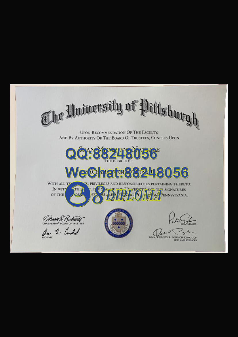 美国匹兹堡大学毕业证样板学位证成绩单学历认证留信认证学生卡offer信封