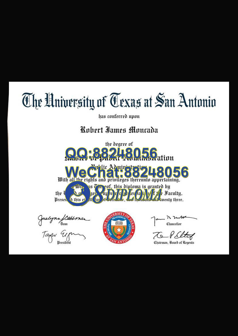 美国德克萨斯大学圣安东尼奥分校毕业证样板学位证成绩单学历认证留信认证学生卡offer信封