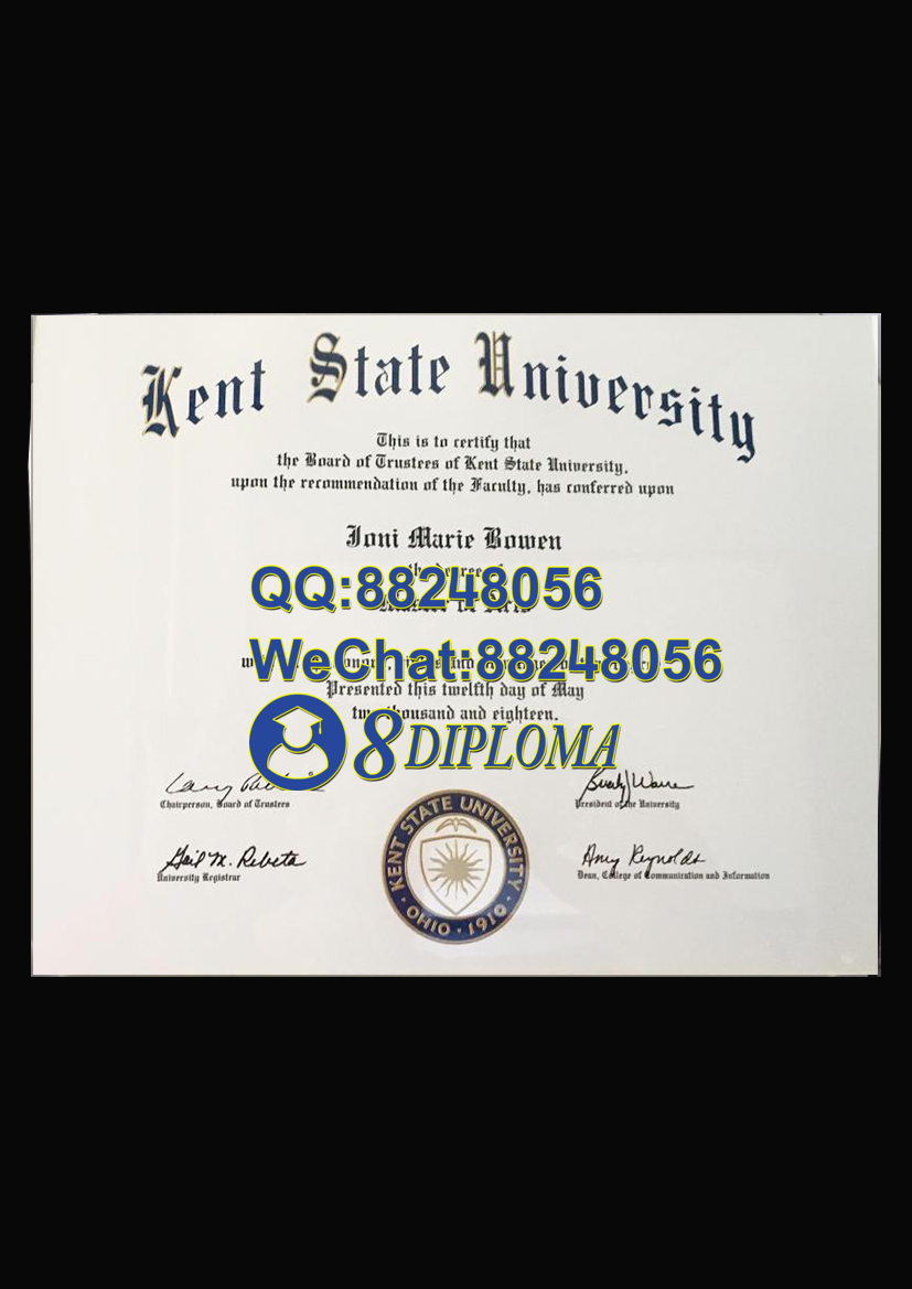 美国肯特州立大学毕业证样板学位证成绩单学历认证留信认证学生卡offer信封