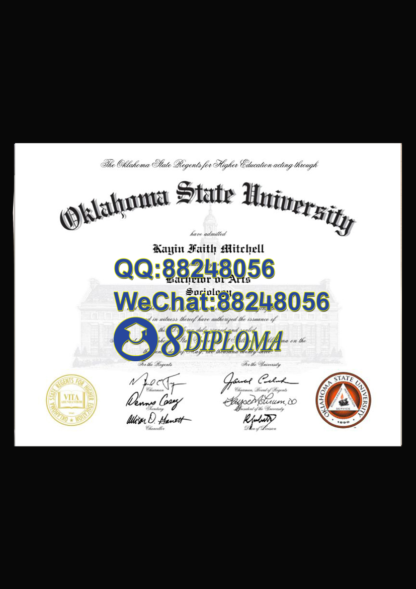 美国俄克拉荷马州立大学毕业证样板学位证成绩单学历认证留信认证学生卡offer信封