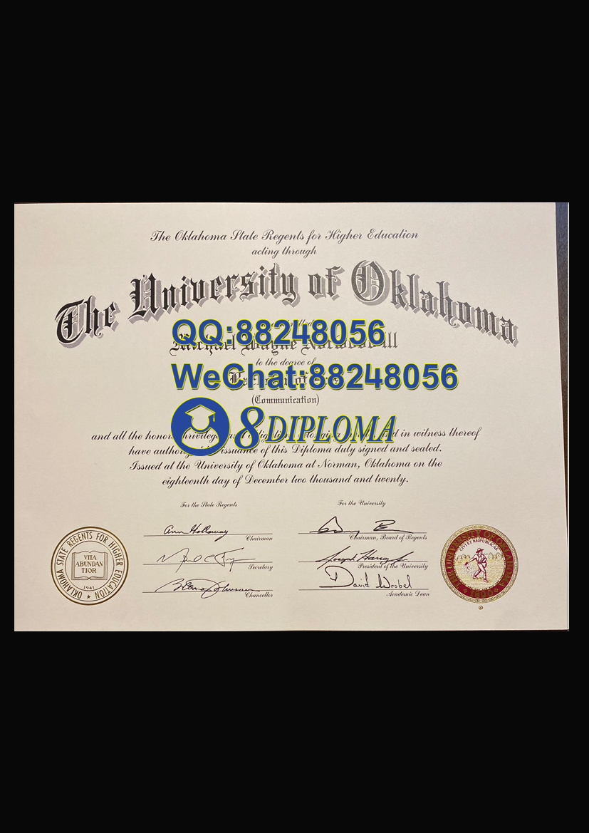 美国俄克拉荷马大学毕业证样板学位证成绩单学历认证留信认证学生卡offer信封