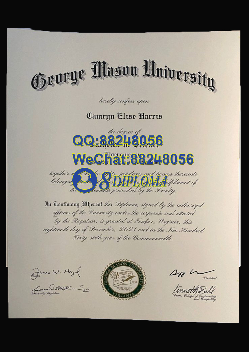 美国乔治梅森大学毕业证样板学位证成绩单学历认证留信认证学生卡offer信封