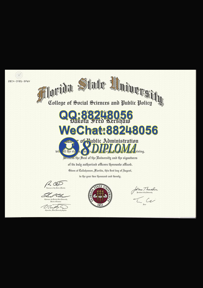 美国佛罗里达州立大学毕业证样板学位证成绩单学历认证留信认证学生卡offer信封