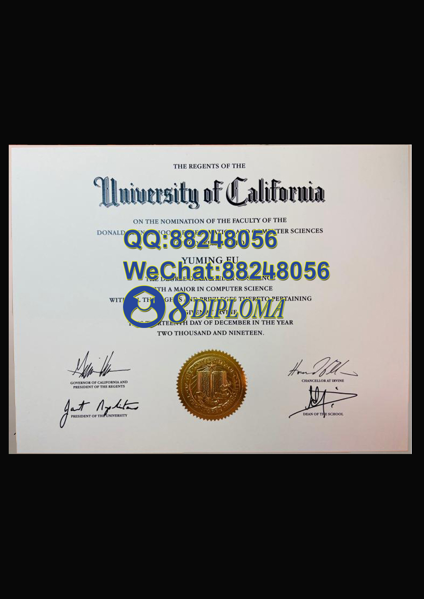 美国加州大学欧文分校毕业证样板学位证成绩单学历认证留信认证学生卡offer信封