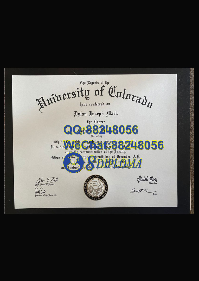 美国科罗拉多大学博尔德分校毕业证样板学位证成绩单学历认证留信认证学生卡offer信封