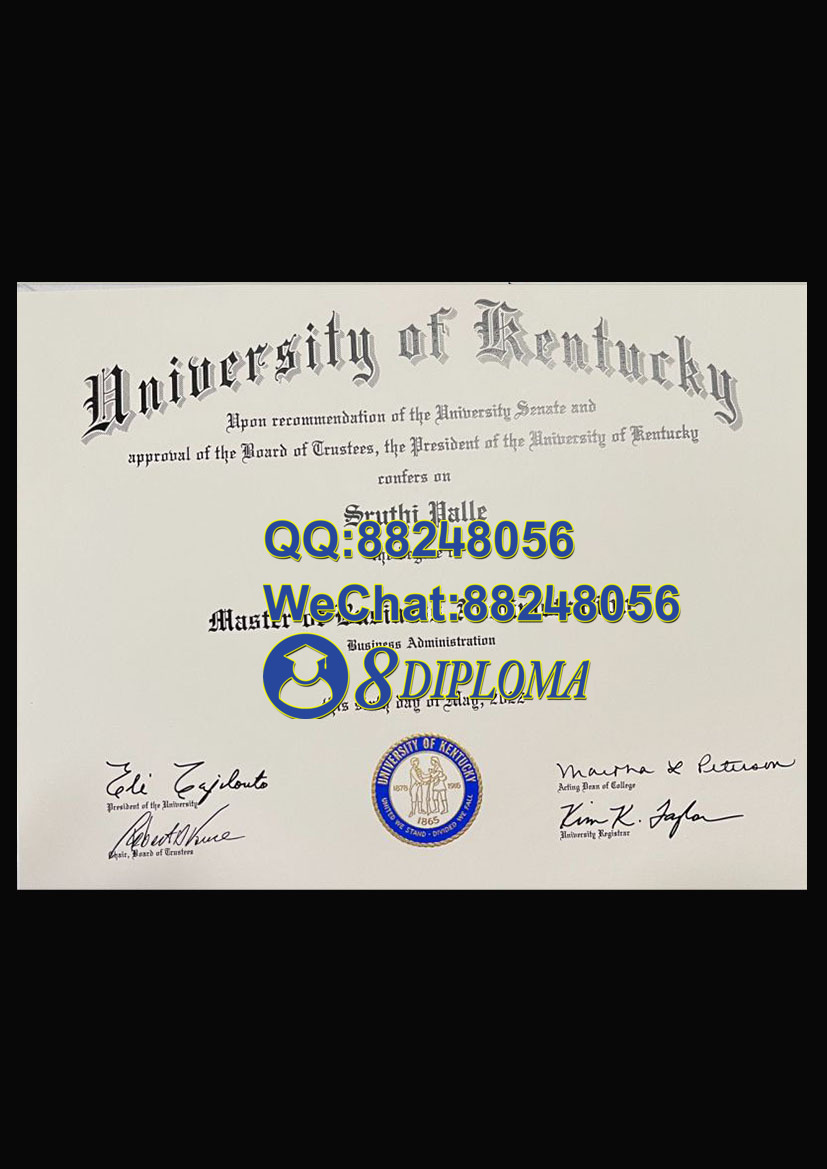 美国肯塔基大学毕业证样板学位证成绩单学历认证留信认证学生卡offer信封