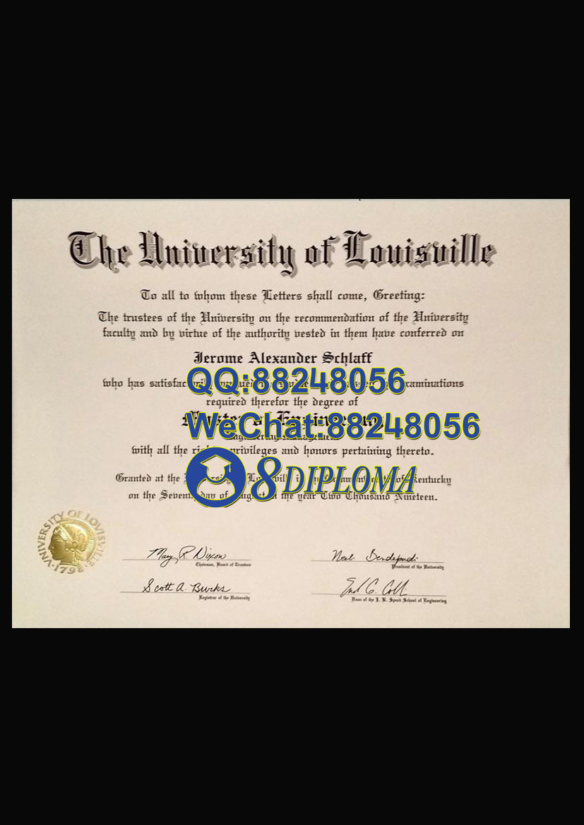 美国路易斯维尔大学毕业证样板学位证成绩单学历认证留信认证学生卡offer信封