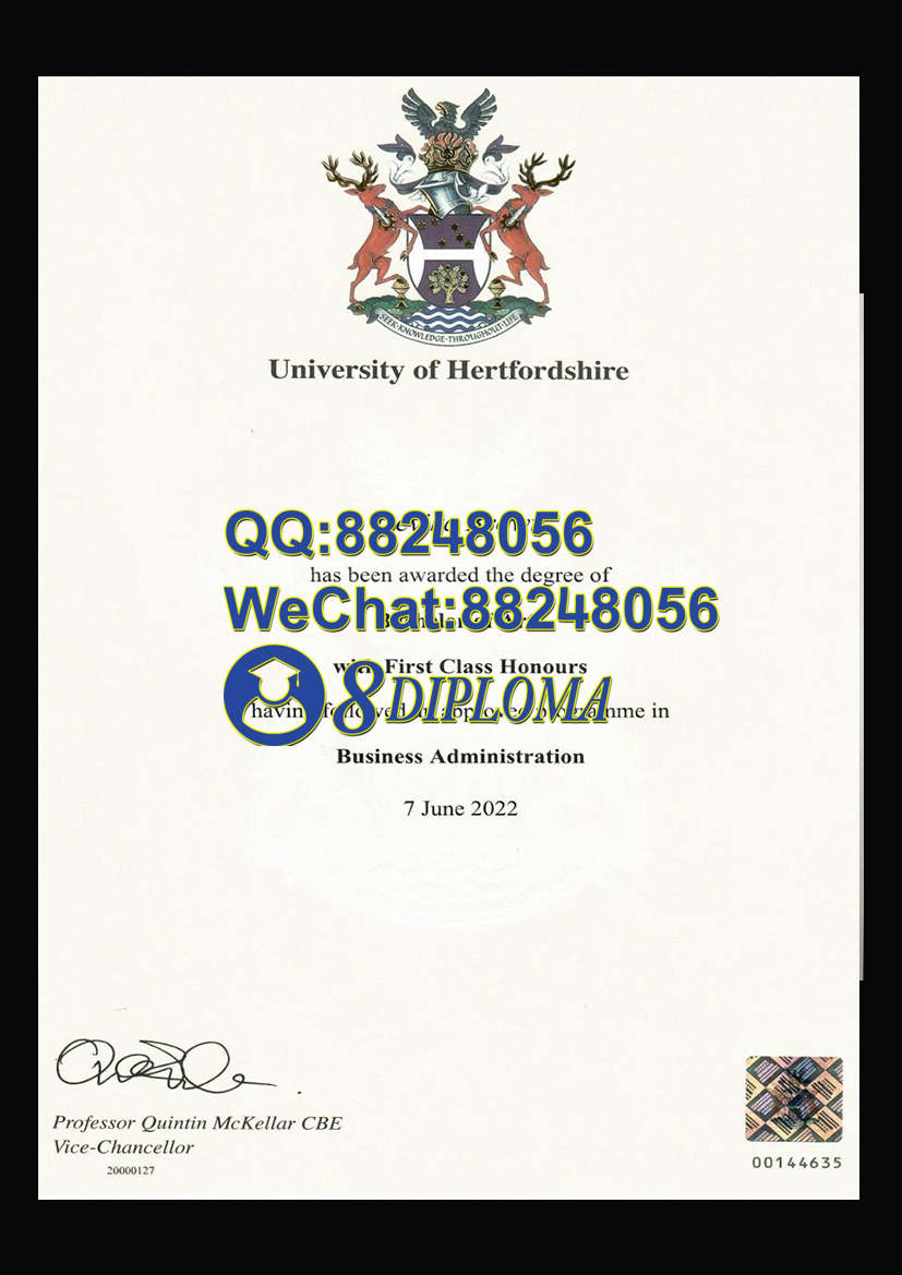 英国赫特福德大学毕业证样板学位证成绩单学历认证留信认证学生卡offer信封