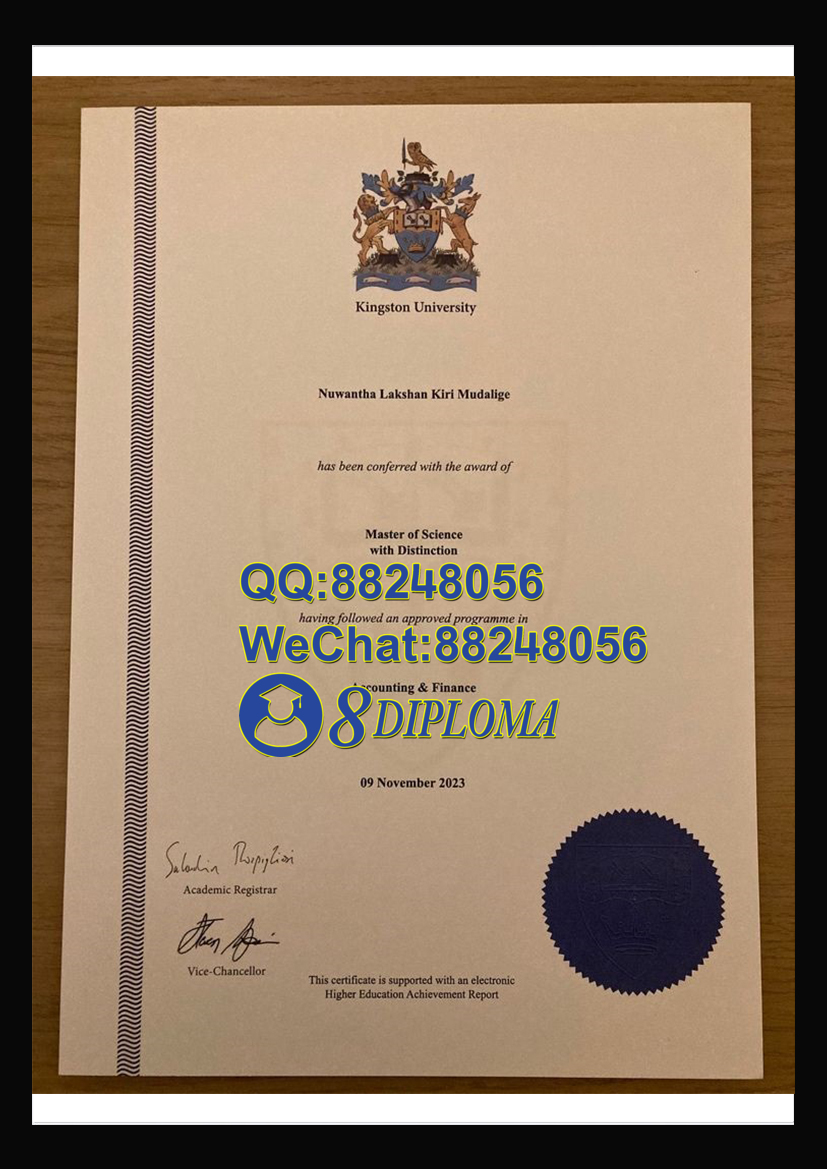 英国金斯顿大学毕业证样板学位证成绩单学历认证留信认证学生卡offer信封