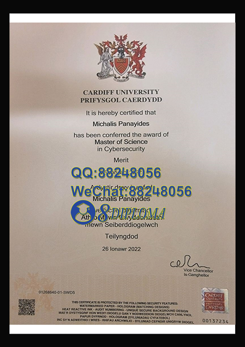 英国卡迪夫大学毕业证样板学位证成绩单学历认证留信认证学生卡offer信封