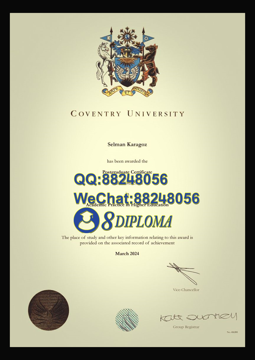 英国考文垂大学毕业证样板学位证成绩单学历认证留信认证学生卡offer信封