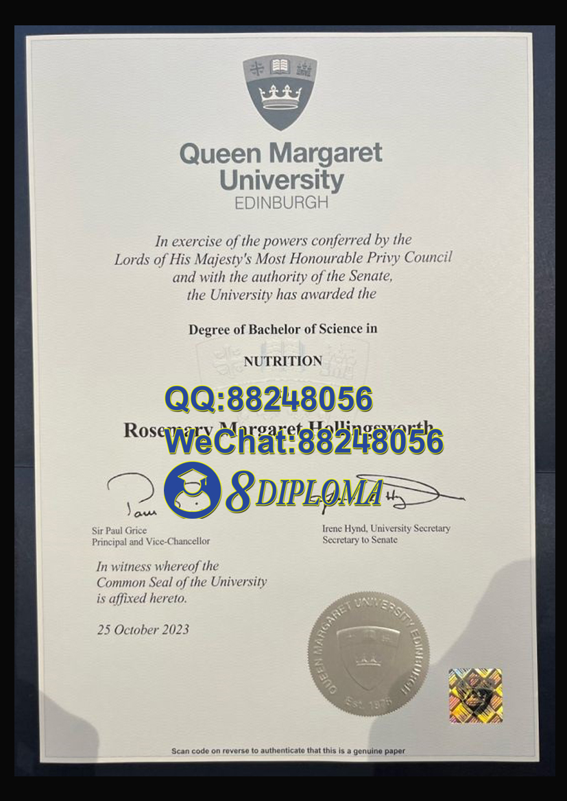 英国玛格丽特皇后学院毕业证样板学位证成绩单学历认证留信认证学生卡offer信封