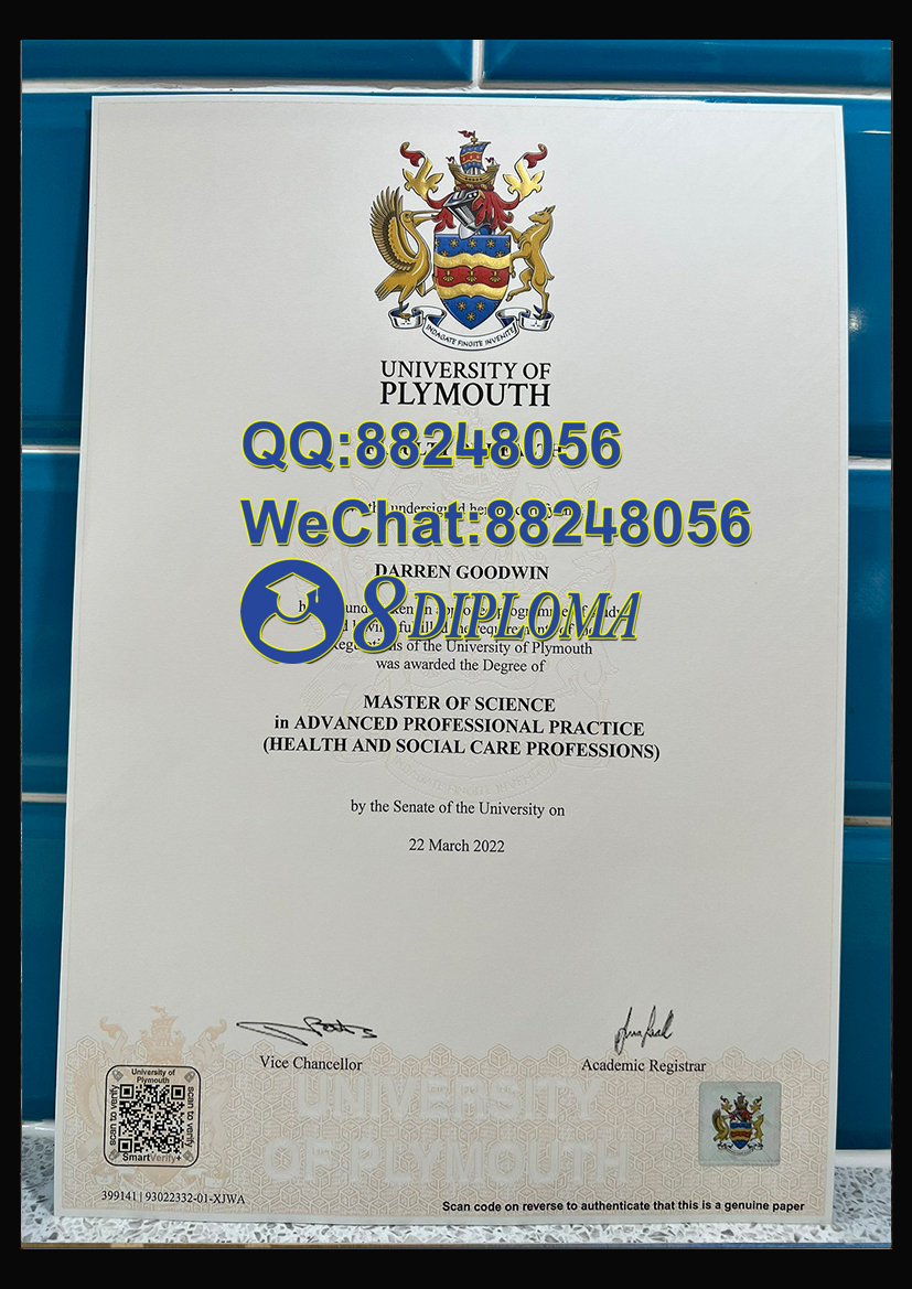 英国普利茅斯大学毕业证样板学位证成绩单学历认证留信认证学生卡offer信封