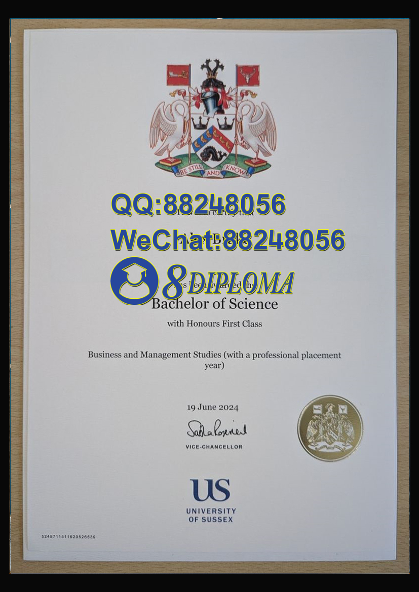 英国萨塞克斯大学毕业证样板学位证成绩单学历认证留信认证学生卡offer信封