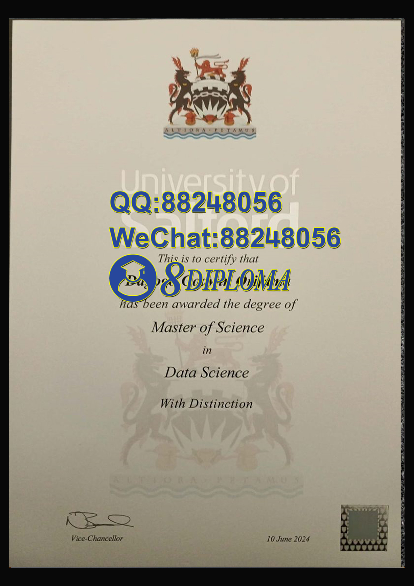 英国索尔福德大学毕业证样板学位证成绩单学历认证留信认证学生卡offer信封