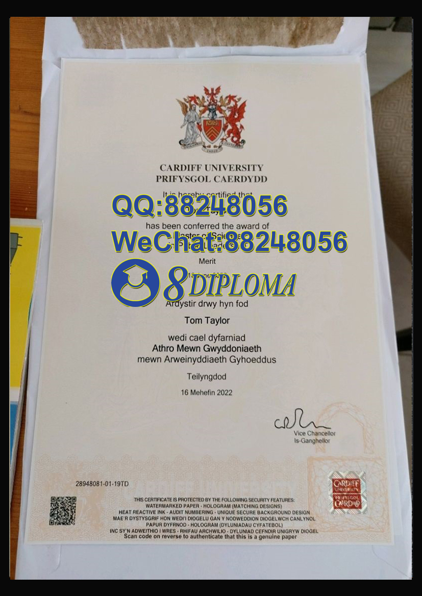 英国英国卡迪夫大学毕业证样板学位证成绩单学历认证留信认证学生卡offer信封