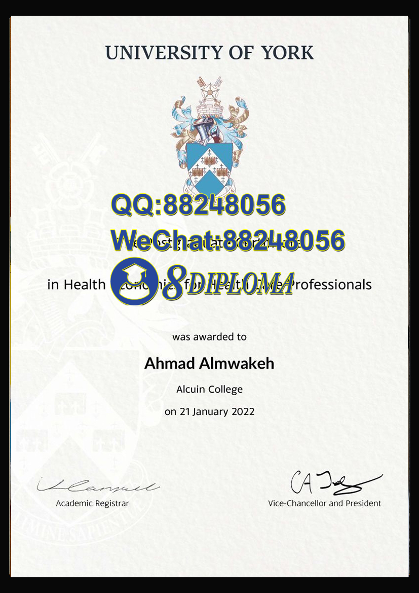 英国约克大学毕业证样板学位证成绩单学历认证留信认证学生卡offer信封